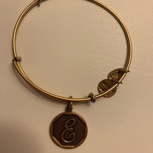Alex and Ani Letter E Bracelet
